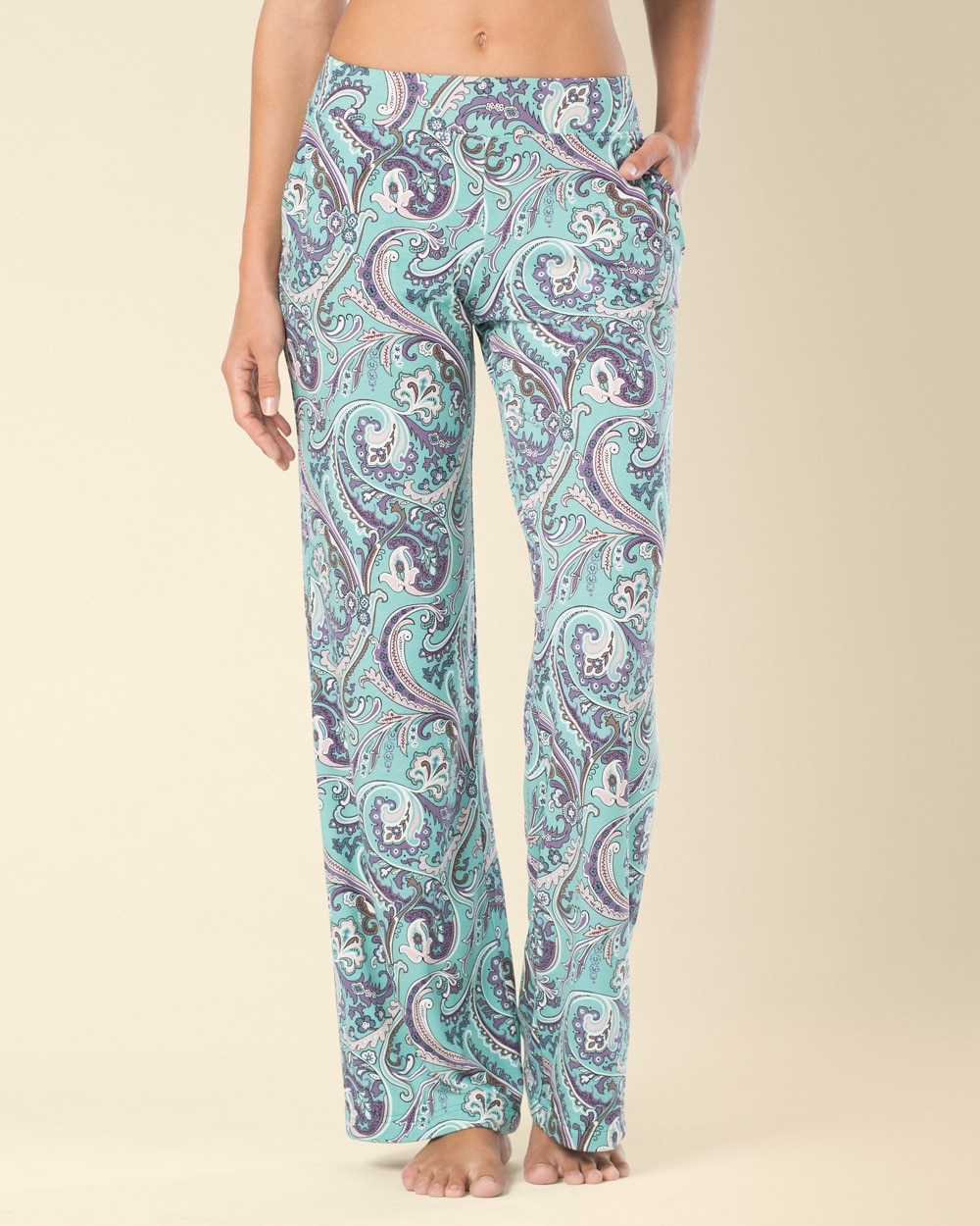Embraceable Cool Nights Tall Inseam Pajama Pants Ambition Jade Kiss