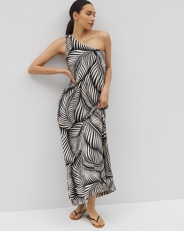 Soft Jersey One-Shoulder Maxi Bra Dress - Soma Soft Jersey One-Shoulder Maxi Bra Dress - Soma