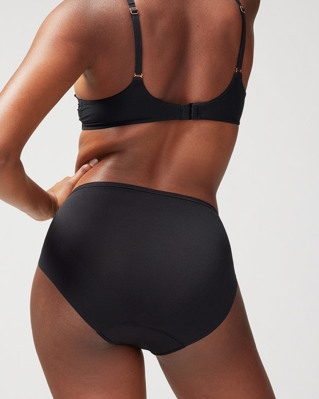 Shop Soma Women's No Show Microfiber High-leg Underwear In Light Nude Size Xs |  Vanishing Edge Panties