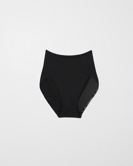 Shop Soma Women's No Show Modern Brief Panty In Blue Size Small | Vanishing Edge Panties In Wishful Blue