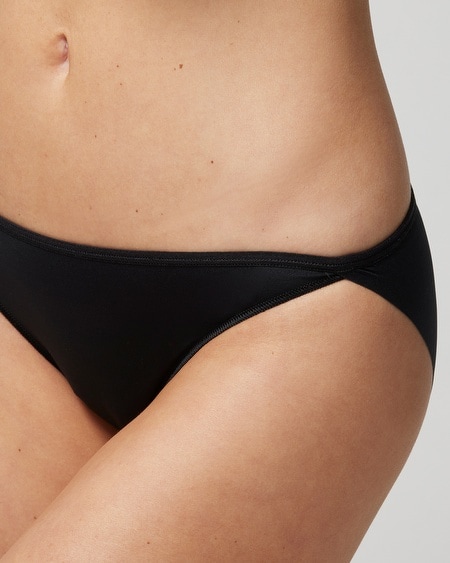 Shop Soma Women's No Show Bikini Panty In Ivory Size Xs | Vanishing Edge Panties
