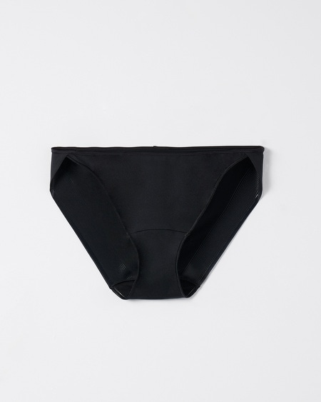 Shop Soma Women's No Show Bikini Panty In Ivory Size Xs | Vanishing Edge Panties