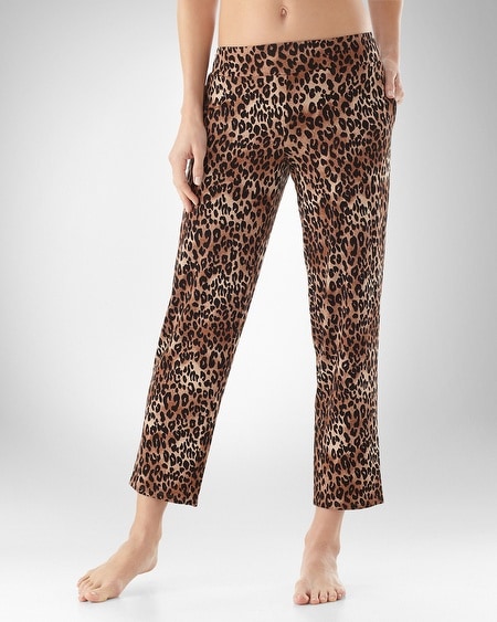 Spotted Toffee Narrow Leg Pant