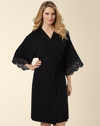 Untamed Black Short Robe