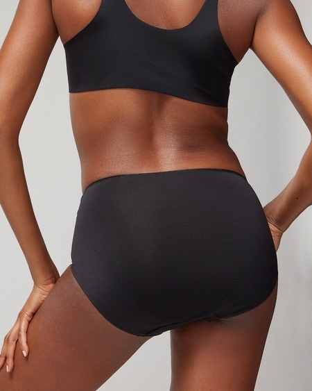Shop Soma Women's Vanishing Tummy Modern Brief Underwear In Red Size Medium |