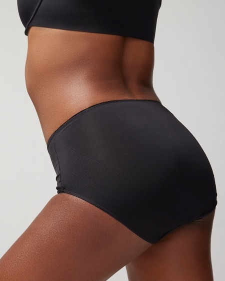 Shop Soma Women's Vanishing Tummy Modern Brief Underwear In Red Size Medium |