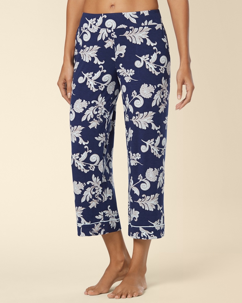 Embraceable Cool Nights Crop Pajama Pant Fortune Medievel