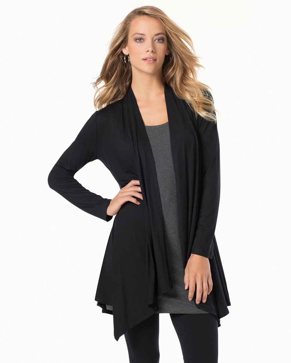 Live.Lounge.Wear. Long Sleeve Fit and Flare Wrap