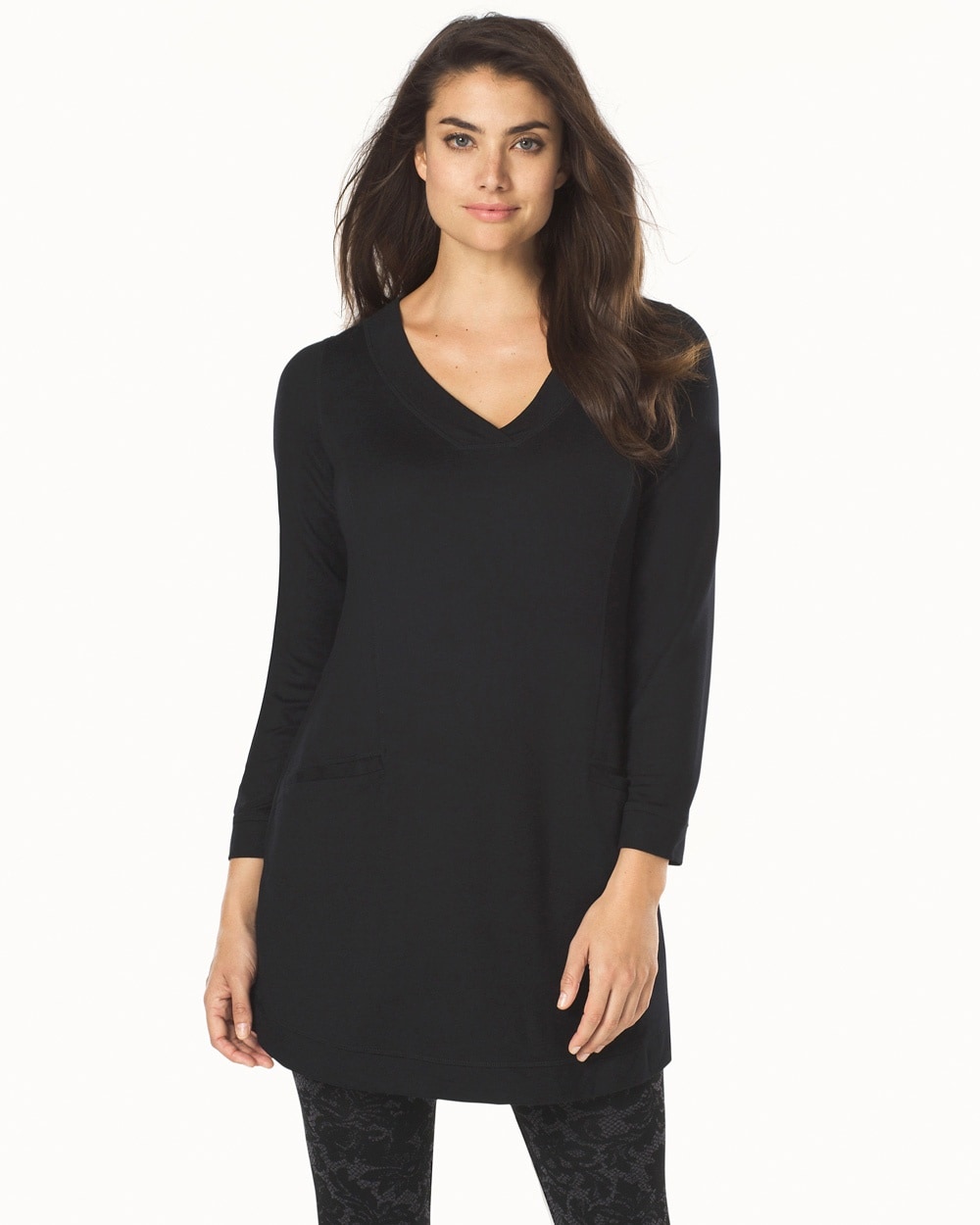 Live.Lounge.Wear. Divine Terry Long Sleeve Seamed Tunic