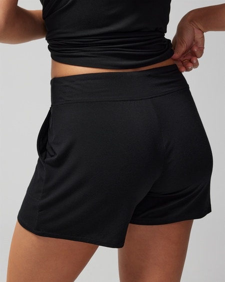 Soma Cool Nights Pajama Shorts In Black