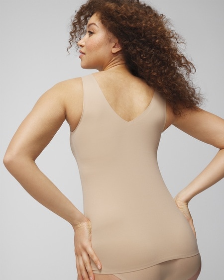 SOMA WOMEN'S ENBLISS LIGHTWEIGHT SMOOTHING TANK TOP IN NUDE SIZE 2XL | SOMA