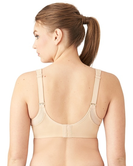 Shop Soma Women's Wacoal Contour High Impact Sports Bra In Neutral Size 34dd |