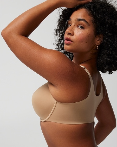 SOMA VANISHING 360 FRONT CLOSE BRA IN PORCELAIN NUDE SIZE 34C | SOMA WOMEN'S BRAS
