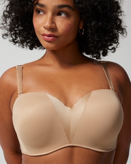 Shop Soma Women's Stunning Starlet Multi-way Strapless Bra In Nude Size 34dd |