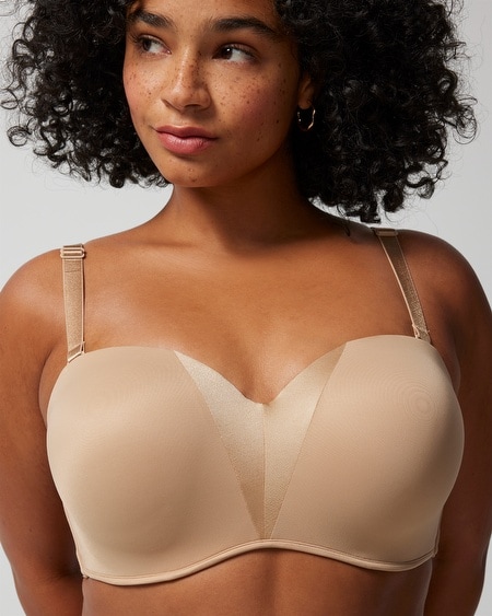 SOMA STUNNING STRAPLESS BRA IN NUDE SIZE 34DDD | SOMA WOMEN'S BRAS CONVERTIBLE BRA