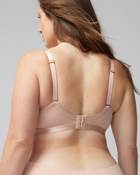 SOMA UNBELIEVABLE LIFT UNLINED PERFECT COVERAGE T-SHIRT BRA IN PINK SIZE 38C | SOMA