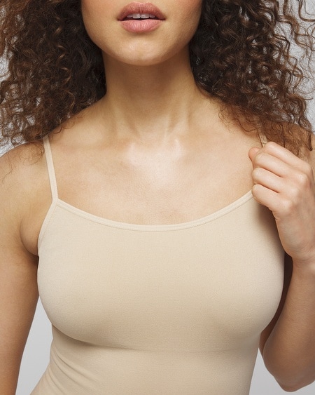 SOMA WOMEN'S SEAMLESS SMOOTHING CAMI IN WHITE SIZE XL/2XL | SOMA 