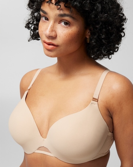 Shop Soma Bodify Demi Bra In Pink Size 32a | Women's Bras In Clay Rose