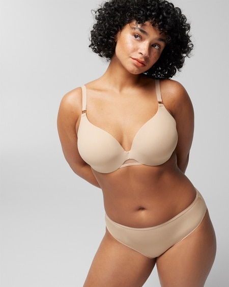 Shop Soma Bodify Demi Bra In Pink Size 32a | Women's Bras In Clay Rose