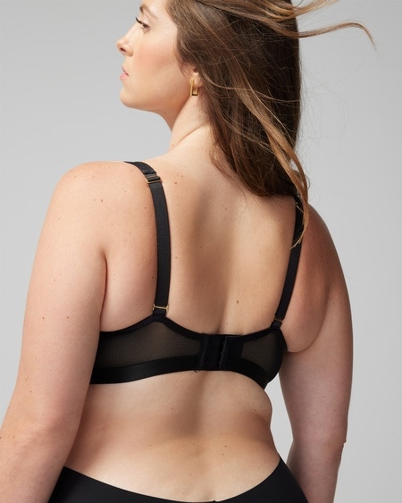 SOMA UNBELIEVABLE LIFT SCOOP BALCONETTE UNLINED BRA IN PINK SIZE 40C | SOMA