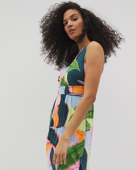 Soma Women's Soft Jersey Cross Back Strap Dress In Navy Blue Size Small | In So Releafed Grand Navy