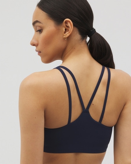 SOMA YOGA SPORTS BRA IN BLUE SIZE XS