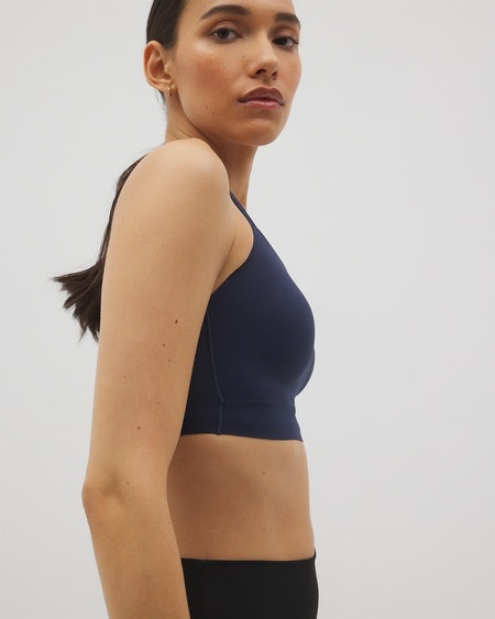 SOMA YOGA SPORTS BRA IN BLUE SIZE XS