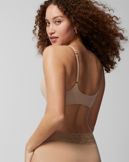 SOMA BODIFY FRONT CLOSE PERFECT COVERAGE T-SHIRT BRA IN BLACK SIZE 36B | SOMA WOMEN'S BRAS 