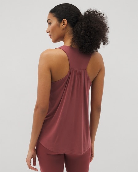 Shop Soma Women's Soft Jersey Racerback Bra Tank Top In Red Size 2xl | In Make Me Blush