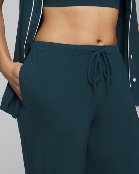 Shop Soma Women's Cool Nights Pajama Pants In Blush Pink Size Large |