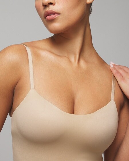 SOMA WOMEN'S ENBLISS LIGHTWEIGHT SMOOTHING CAMI IN WHITE SIZE XS | SOMA