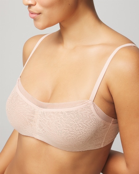 SOMA UNLINED BALCONETTE BRA WITH STRETCH LACE IN BLACK SIZE 38B | SOMA