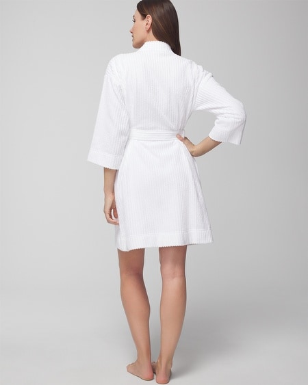 Shop Soma Women's Spa Robe In White Size Small/medium |