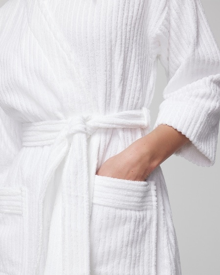 Shop Soma Women's Spa Robe In White Size Small/medium |