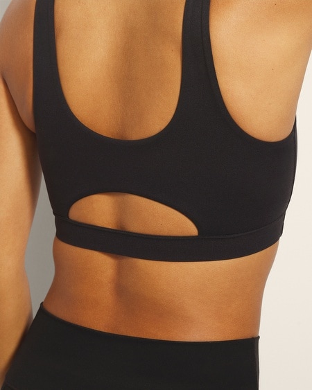 SOMA HIGH-NECK YOGA SPORTS BRA IN GREEN SIZE SMALL 