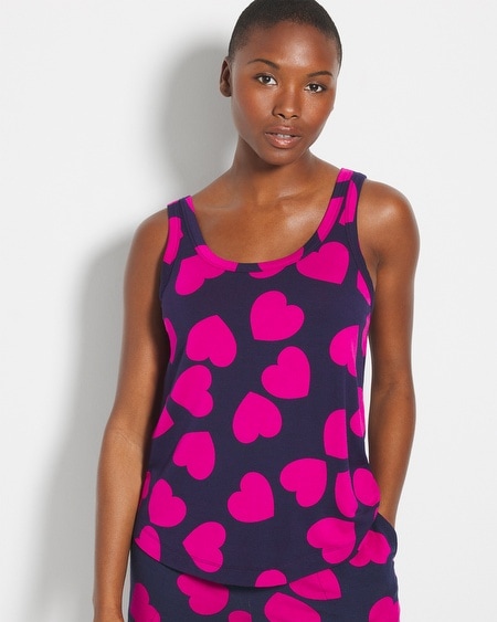 SOMA WOMEN'S PAJAMA TANK TOP IN IVORY SIZE SMALL | SOMA PAJAMA SETS