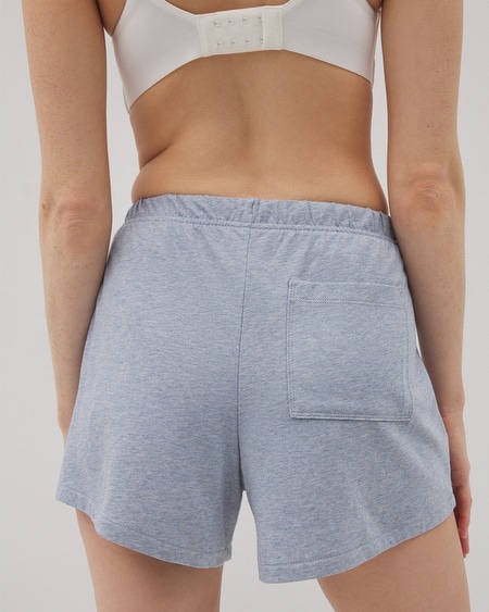 Soma Women's Cotton Pajama Shorts In Tan Size 2xl | Pajama Sets In Heather Crystal