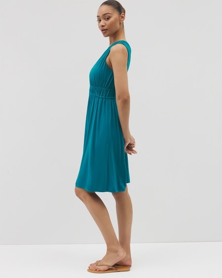 Shop Soma Women's Soft Jersey Riviera Short Dress In Pink Size Large | In Hyacinth