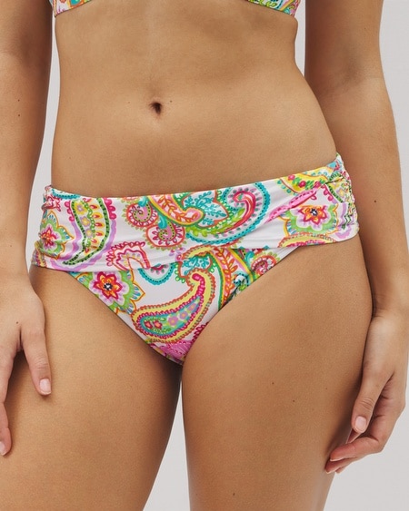 Shop Soma Women's Bleu Rod Beattie All Set For Summer Sarong Hipster Swim Bottom Size 12 | In Multicolor