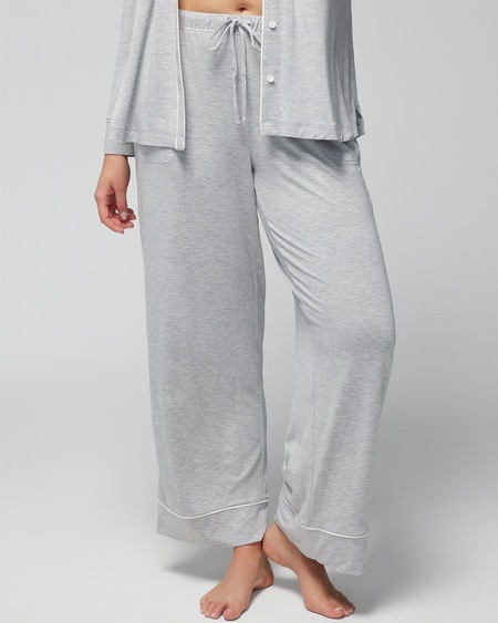 Shop Soma Women's Cool Nights Pajama Pants In Gray Size Medium |