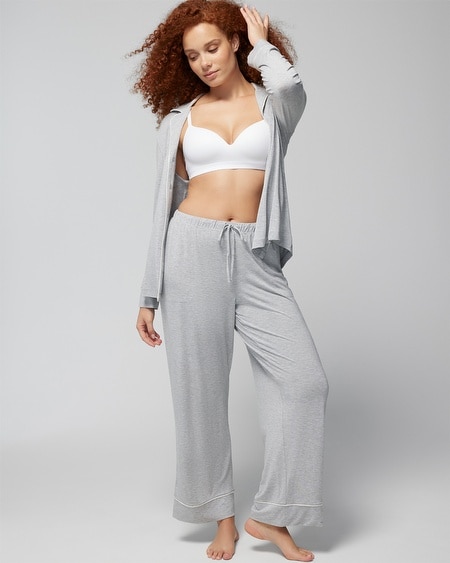 Shop Soma Women's Cool Nights Pajama Pants In Gray Size Medium |