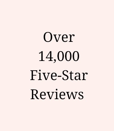 Over 14,000 five-star reviews