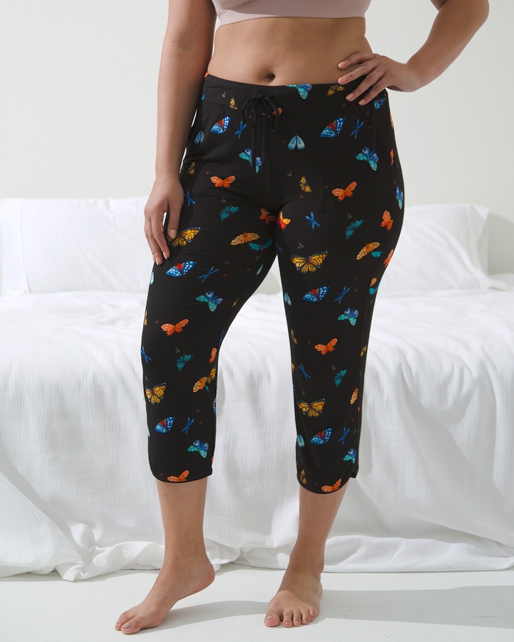 Cool Nights Crop Pajama Pants