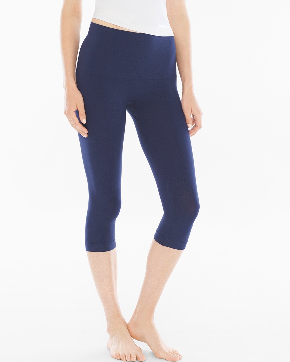 Slimming Crop Legging Navy