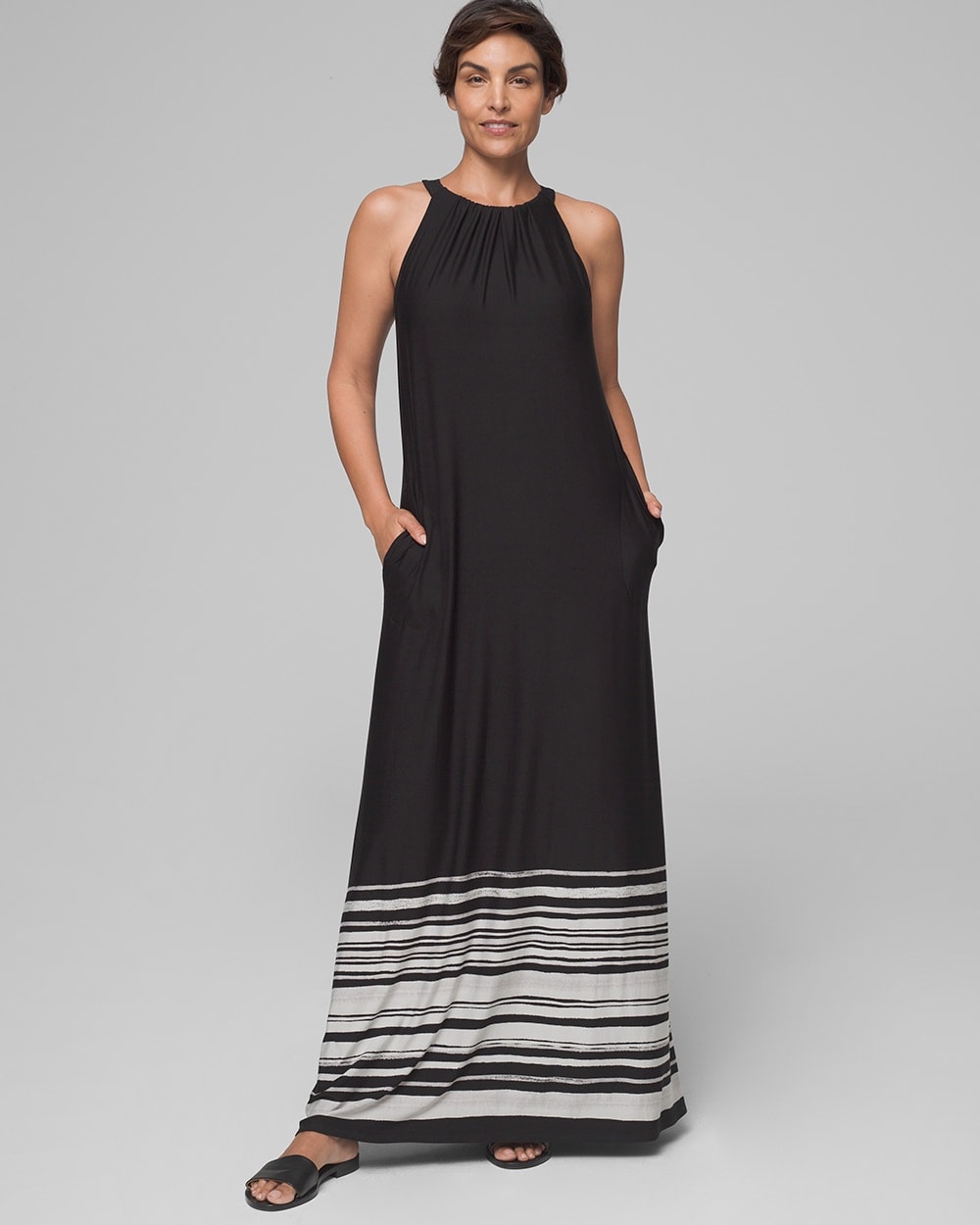 Halter Maxi Dress with Built-In Bra - Soma