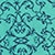 Show Gilded Scroll Mini Teal for Product