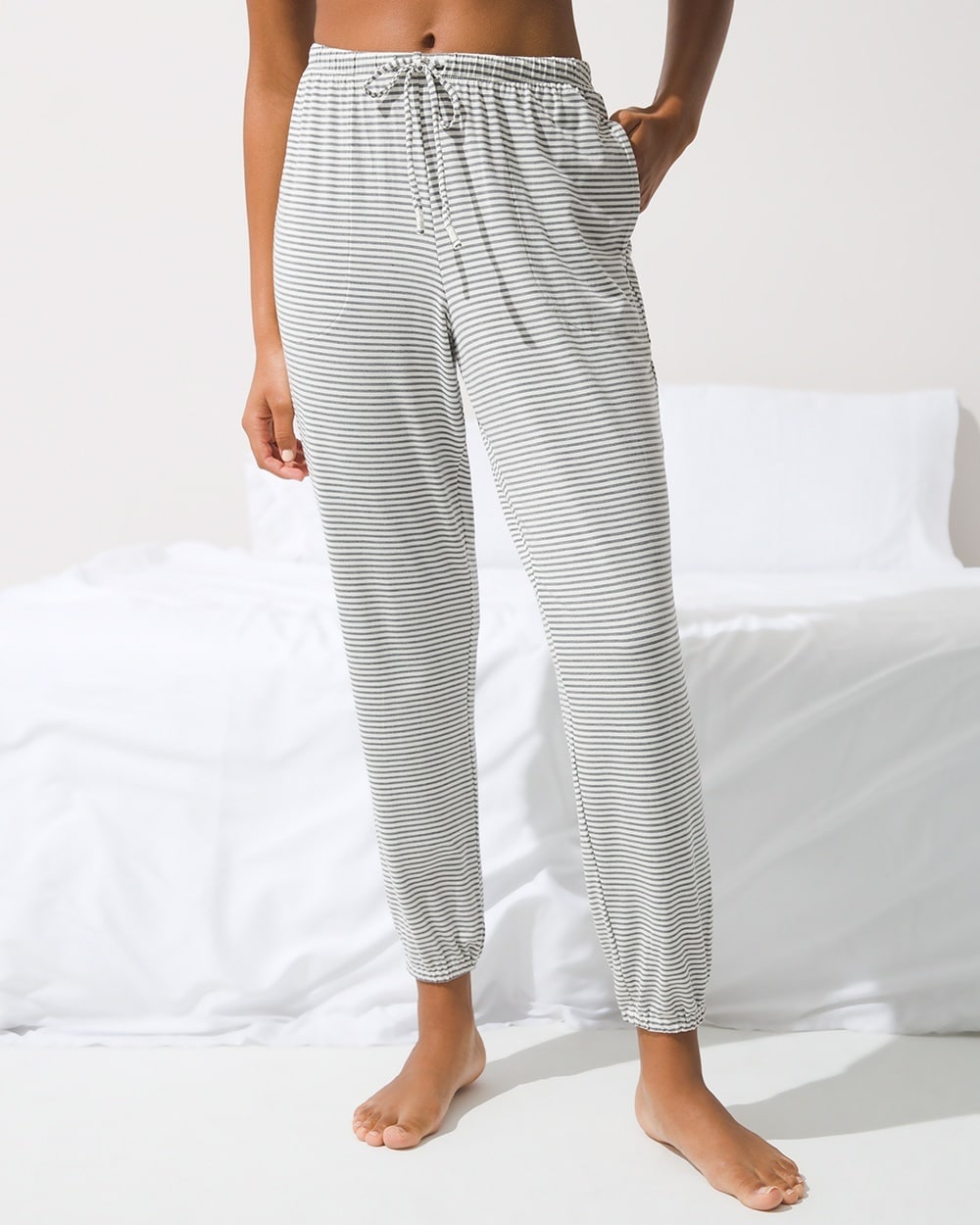 Cool Nights Relaxed Banded Ankle Pajama Pants - Soma