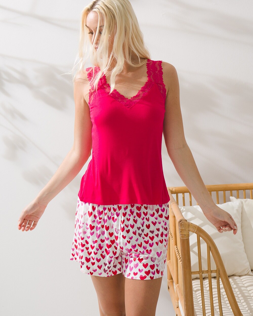 Cool Nights Sleeveless Short Pajama Set