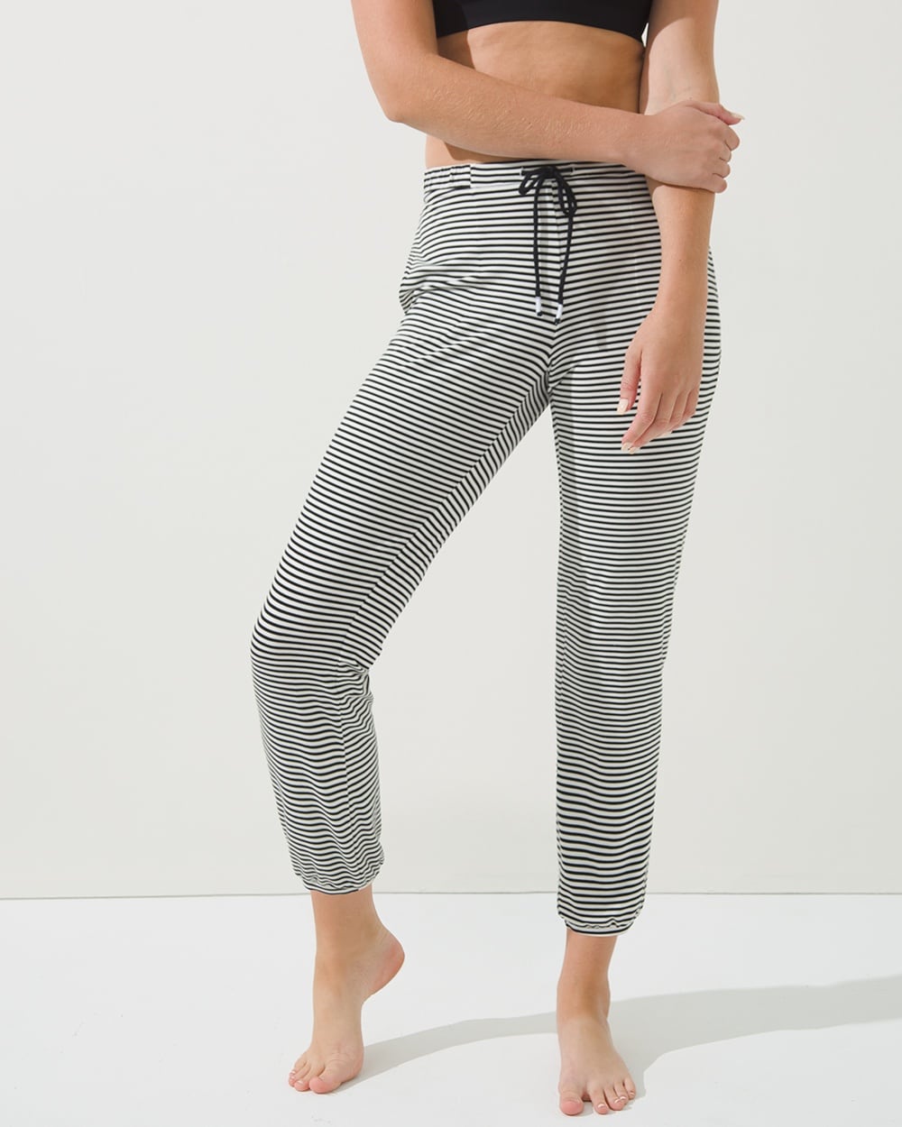 Cool Nights Banded Slim-Bottom Pajama Pants