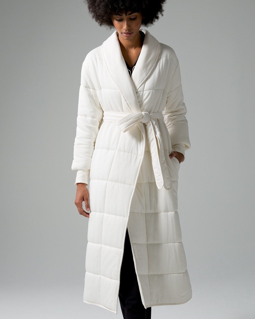 Long Puffer Robe